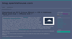 Desktop Screenshot of blog.sparklehouse.com